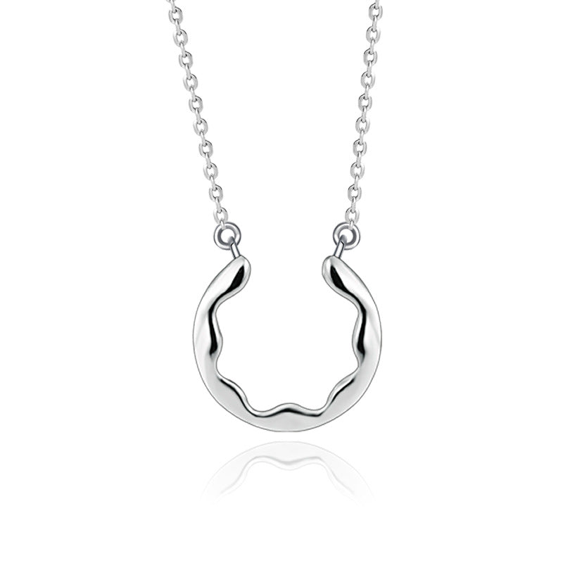 Ocean Boat S925 Sterling Silver Couple Necklace