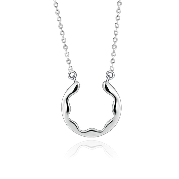 Ocean Boat S925 Sterling Silver Couple Necklace