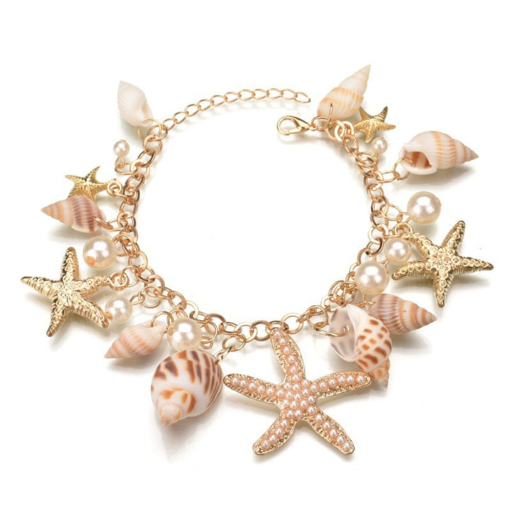 Tidal Ocean Starfish Shell Bracelet