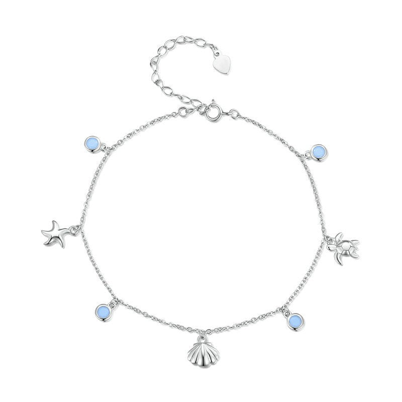 Original Summer Ocean Style Shell Feet Chain