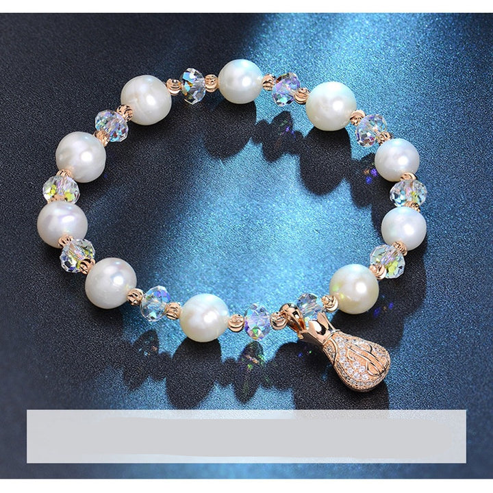 Ocean Mystery Natural Aquamarine Crystal Bracelet