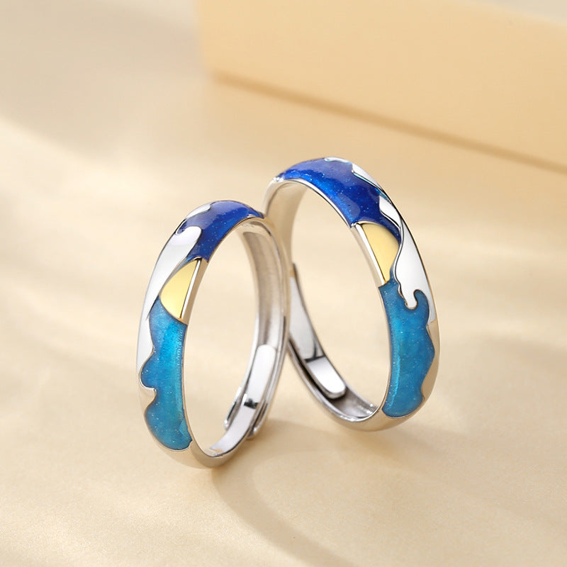 Original Ocean Moon Lover Ring