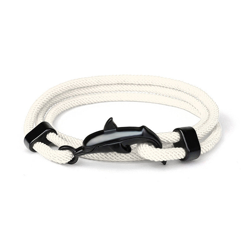 Ocean Series Dolphin Alloy Bracelet